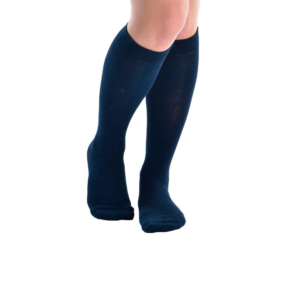 6 Pairs Knee High Uniform School Girl Soccer Socks Womens Navy Blue Size 6-8 - image 3 of 7