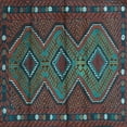 thumbnail image 1 of Ahgly Company Indoor Square Oriental Light Blue Traditional Area Rugs, 3' Square, 1 of 4