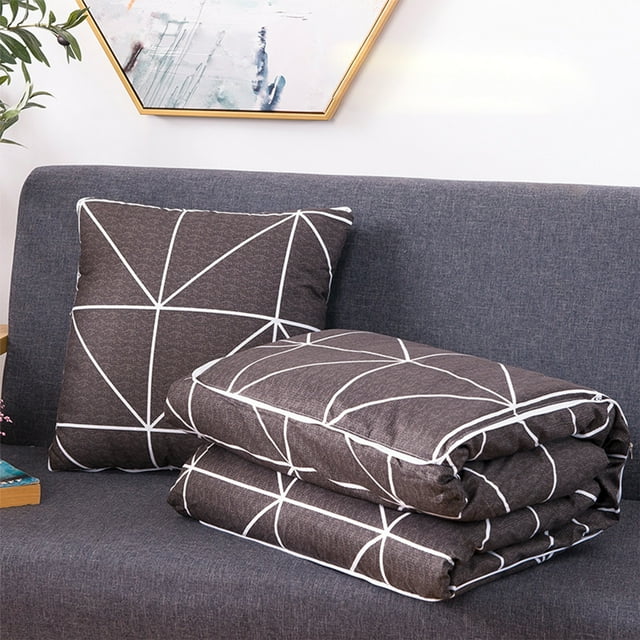 TIMIFIS Summer Blanket Blanket Cuddle Pillow 2 In 1 Cuddle Pillow Cuddle Pillow Quilt Round Cushion Cover Blanket Travel Blanket For All Seasons New Home Essentials