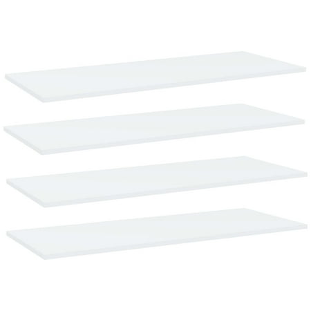 

WONISOLI Bookshelf Boards 4 pcs White 39.4 x15.7 x0.6 Chipboard