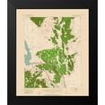thumbnail image 2 of USGS 12x14 Black Modern Framed Museum Art Print Titled - Casa Diablo Mountain California Quad - USGS 1953, 2 of 5