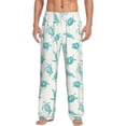 thumbnail image 2 of Lsque Turtle Print Men's Pajama Pants, Lounge Pant - Comfortable Home Wear,Elastic Waistband, Stylish Design-XX-Large, 2 of 9