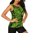 thumbnail image 2 of Lsque Tiny Green Fern Leaves Printed Workout Tank Tops for Women, Athletic Sports Tank Tops, Compression Sleeveless Dry Fit Shirts,Sleeveless Yoga Shirt-X-Large, 2 of 9