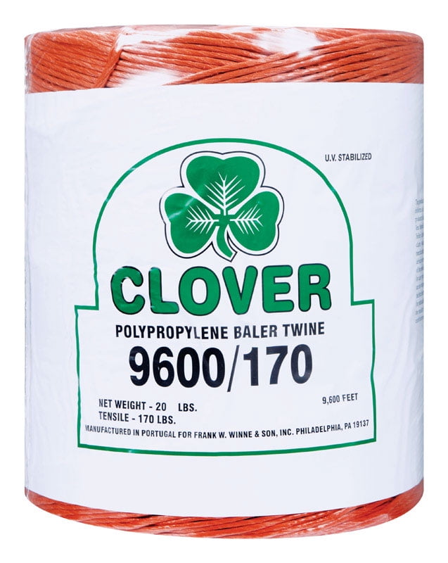 Clover 9600 ft. L Orange Poly Twine