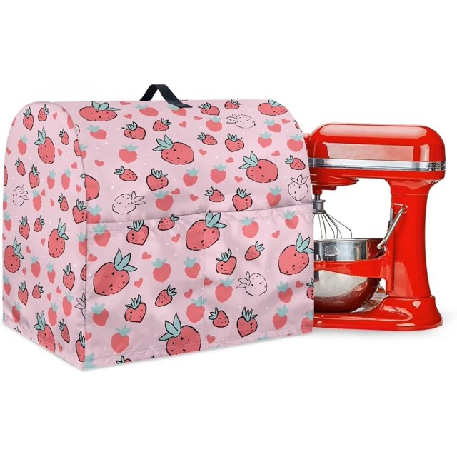 Kitchen Aid Mixer Cover Dust Covers with Top Handle Front Pocket Universal Fit Tilt Head and Bowl Lift Models