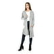 thumbnail image 1 of Cardigan largo con capucha Roman Fashion /Juvenil, 0877 (Gris) gris M, 1 of 5