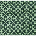 thumbnail image 4 of oneOone Organic Cotton Poplin Twill Fabric Ethnic Geometric Flame Stitch Print Fabric By The Yard 42 Inch Wide, 4 of 4