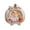A003- Clear, variant on Halloween Tabletop Decor, Halloween Pumpkin Decorations, Wooden Pumpkin Decor, Cute Ghost Decor, 8X8 Inch 3D Style White Pumpkin Halloween Painting with Detachable Triangular