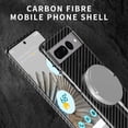 thumbnail image 2 of Case Compatible with Google Pixel 7 Case Carbon Fiber Texture Design Cover Non-Slip Enhanced Grip Anti-Fingerprint Anti-Scratch Shock Absorption Case Made for Google Pixel 7 Case,Darkpurple, 2 of 7