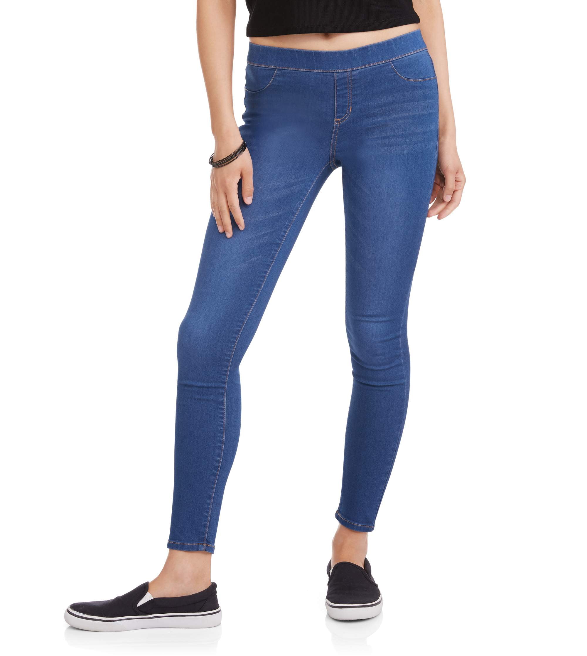 no boundaries pull on denim jeggings