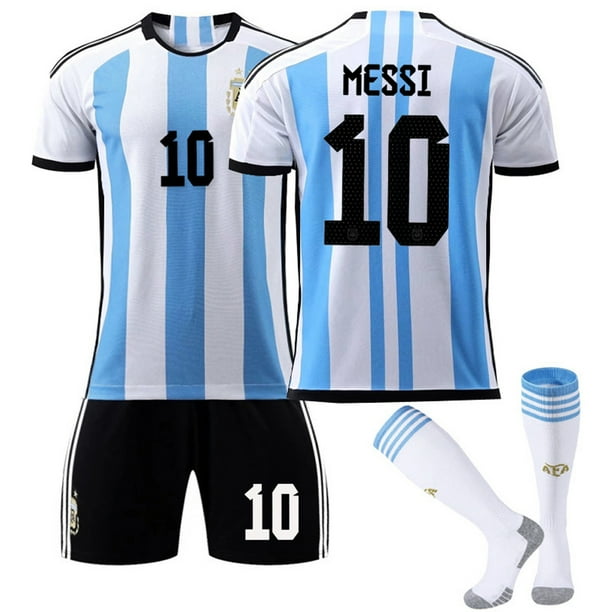 Camiseta De Futbol Argentina Lionel Messi Copa Mundial 2022 Local 28