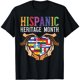 thumbnail image 1 of Camiseta para Mujer con Banderas y Manos en Forma de Corazón - Mes de la Herencia Hispana, 1 of 5