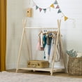 thumbnail image 1 of South Shore, Sweedi collection, Scandinavian Clothes Rack for Kids, 1 of 9