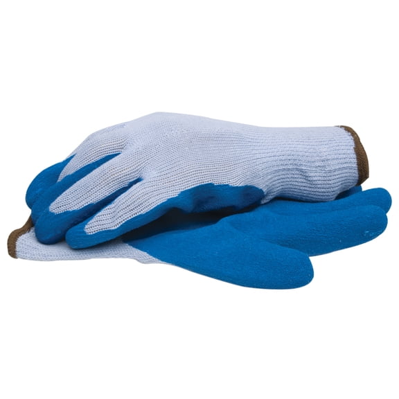 Latex Dipped Knit Gloves, Large, 1pair 30500/L Multi-Colored