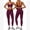 Berry, variant on Workout Sets for Women Seamless Butt Lifting Leggings Halter Sports Bra Scoop Neck Backless Yoga Outfit 2 Piece Gym Running Outfits