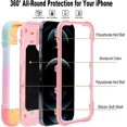thumbnail image 3 of Funda para iPhone 13 Pro Max para mujer, resistente, de grado militar, a prueba de golpes, con soporte de anillo ajustable para iPhone 6.7 (2021), 3 of 5
