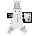 thumbnail image 1 of Lector de tarjetas SD SUNTRSI 4 en 1 para iPhone/iPad/Android/Mac/PC, 1 of 8