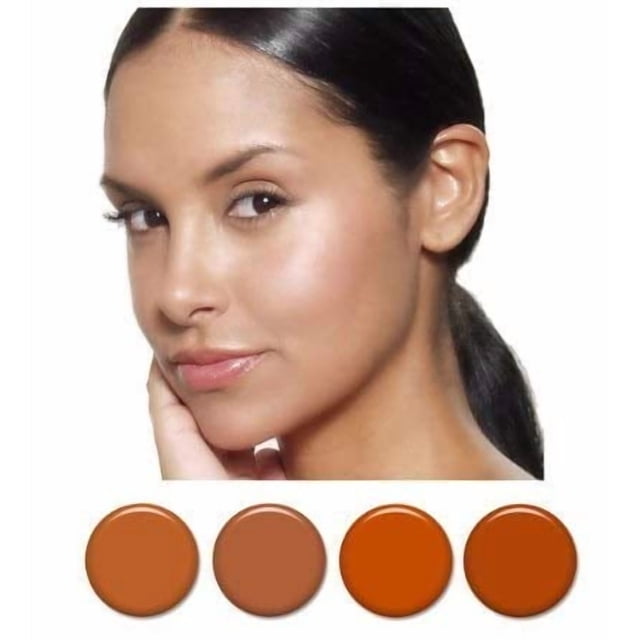 Art of Air Juego de maquillaje cosmético con aerógrafo profesional TAN Complexion de 4 piezas, botellas de 1/2 oz
