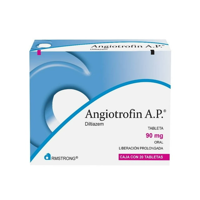 Angiotrofin AP 90 mg, 20 tabletas de liberación prolongada