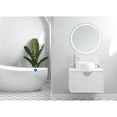 thumbnail image 2 of Modern Mirrors Corona Round Lighted Bathroom Vanity Mirror with IP44 Rating and Dimmable Lighting, 2 of 7