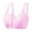 Pink, variant on TAGOLD Womens Plus Size Bra,Summer Casual Bras for Womens,Woman's Solid Color Comfortable Hollow Out Perspective Bra Underwear No Rims