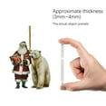 2023 NEW Cute Polar Bear Christmas Scene Decoration Christmas Hanging
