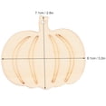 thumbnail image 4 of 50pcs DIY Log Pattern Pumpkin Wood Chip Decorative Ornaments with Hemp Ropes - Perfect for Fall Harvest Thanksgiving and Christmas Party Decorations, 4 of 9