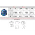 thumbnail image 5 of Camisas Para Hombre Manga Corta Camisa casual con botones de moda de primavera y otoño para hombre (Blue, M), 5 of 5