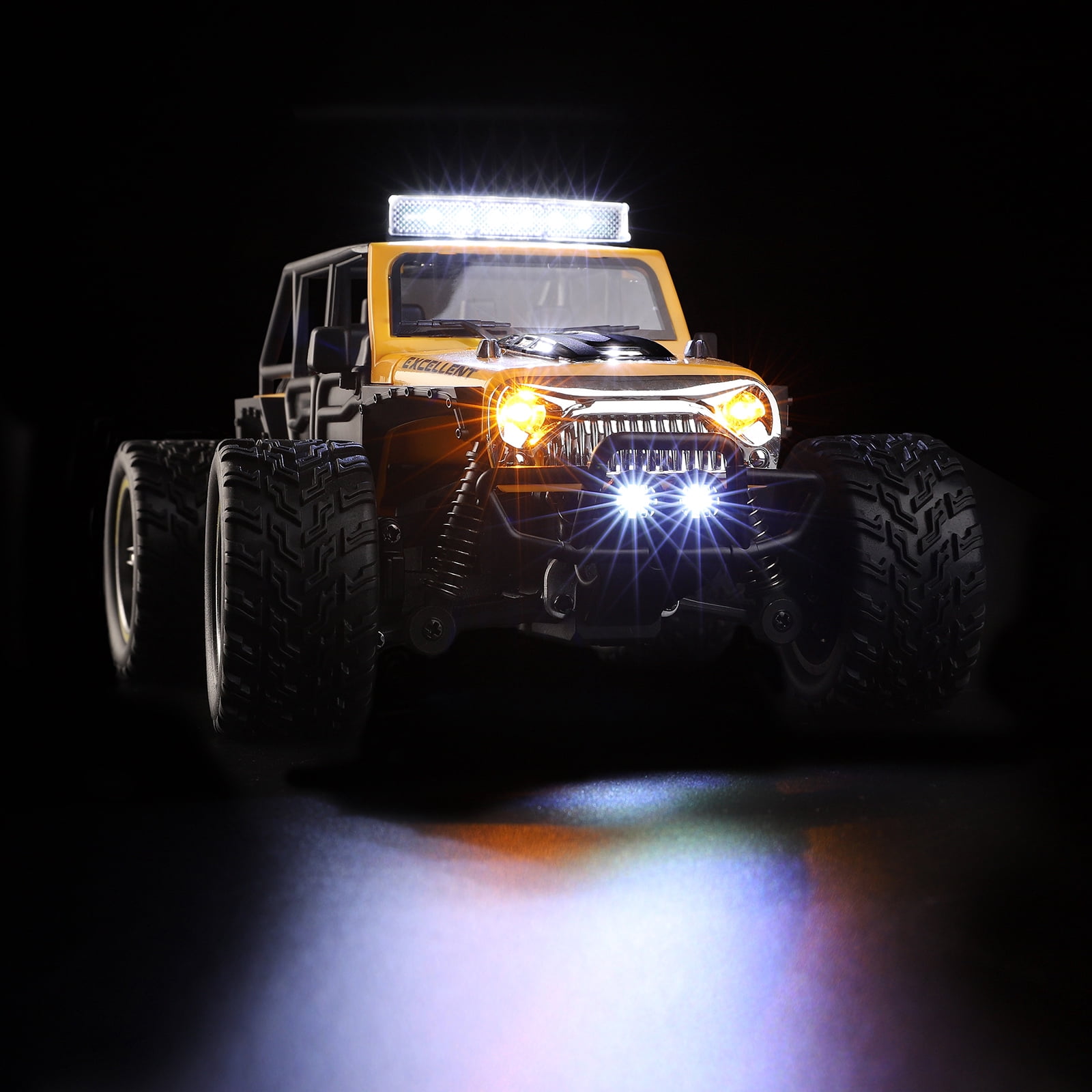 Bruce&Shark WLtoys 22201 RC Car, 1:22 Scale 2.4GHz Remote Control Car, 2WD Off Road RC Truck with LED Light for Kids and Adults