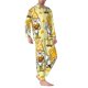 thumbnail image 2 of Fotbe Garden Honeybee Gnomes Pijama de Hombre con Estampado de Manga Larga, Conjunto de 2 Piezas, Ropa de Dormir Suave y Cómoda con Bolsillos-X-Large, 2 of 7