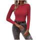 thumbnail image 2 of Puntoco suéter moda mujer invierno sólido manga larga Pullove cuello pico Casual suéter tops liquidación de Navidad Puntoco Puntoco-2529, 2 of 8