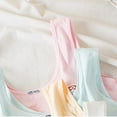thumbnail image 6 of Pzocapte Girls Shirts Size 7-8 Girls Preppy Clothes White Shirt Girls Tank Tops Sport Bras Underwire Children Kid Underwear Bra Foam Clothes Underclothes Girls Sport 4Pc Undies Vest Girls Tops Spo, 6 of 9