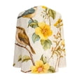 thumbnail image 4 of Njagoc3 Womens Oversized Long Sleeve Shirt, Yellow Flower & Bird Print, Breathable Open Front Blouse, Boho Summer & Fall Festival Top, 4 of 5