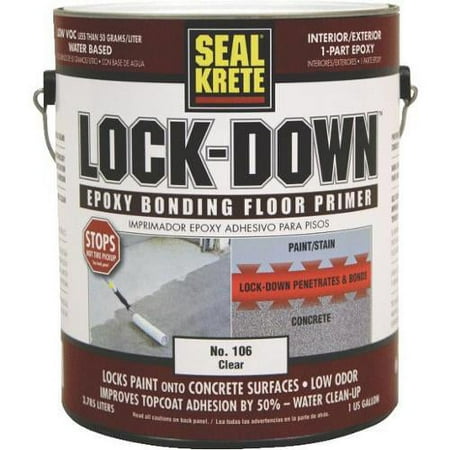 Lock-Down, Convenience Products, Epoxy Bonding Floor Primer 1-Gallon, Clear