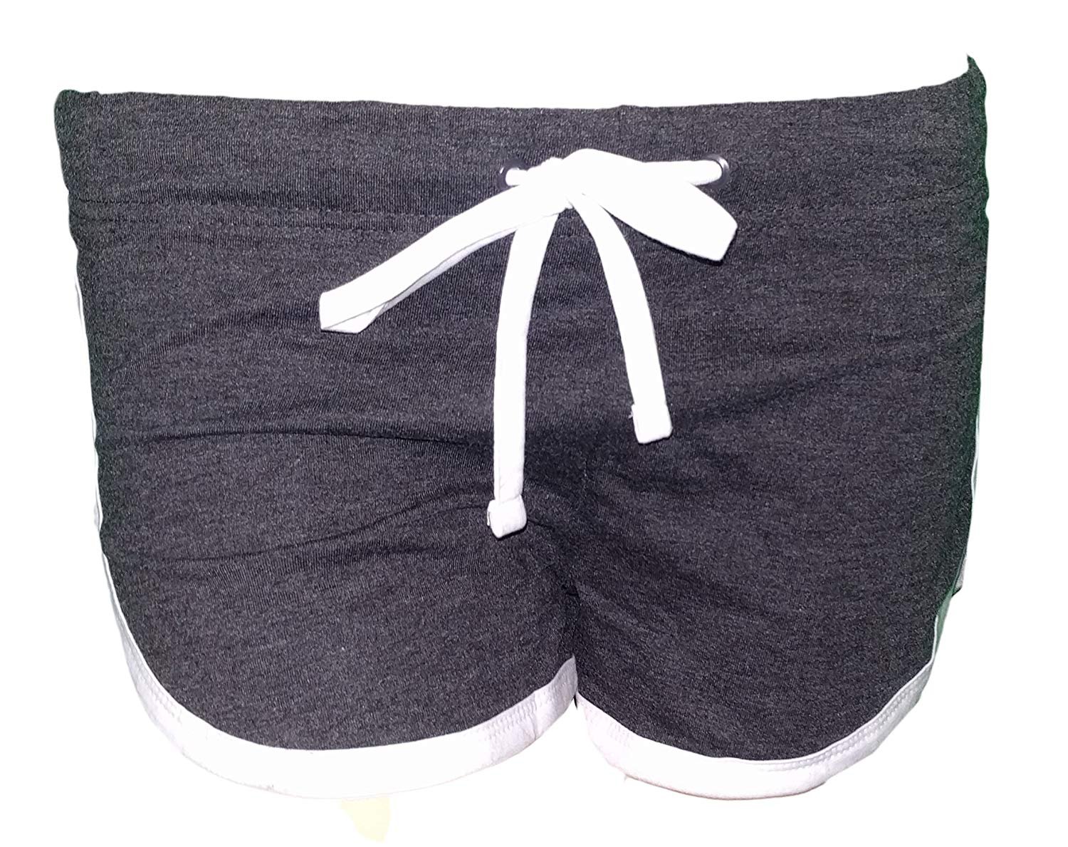 Waffled Shorts - Light Grey Marl - Ladies