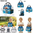 thumbnail image 5 of Xoenoiee Dachshund Underwater Seashell Coral Print Backpack for School Girls Boys 3 in 1 Book Bag with Lunch Box Pencil Case Elementary Students Bookbag School Bag Set Kids Back to School Supplies, 5 of 6