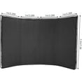 thumbnail image 4 of 7.87ft x 13.12ft Large Black Screen Backdrop with Stand,Portable Photo Background Support System for Photography Backdrop Video Studio, Live Streaming,Parties,Stage,with Carry Bag, 4 of 9
