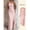 Pink, variant on Womens Pink One Shoulder Maxi Dress Ruched Bodycon Long Gown High Slit