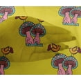 thumbnail image 4 of oneOone Viscose Chiffon Fabric Bird & Mushroom Block Print Fabric BTY 42 Inch Wide, 4 of 4