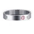 thumbnail image 1 of Brazalete de Identificación de Cadena Médica de acero Inoxidable para Hombre 12 Mm Fernando Pulsera de acero inoxidable, 1 of 6
