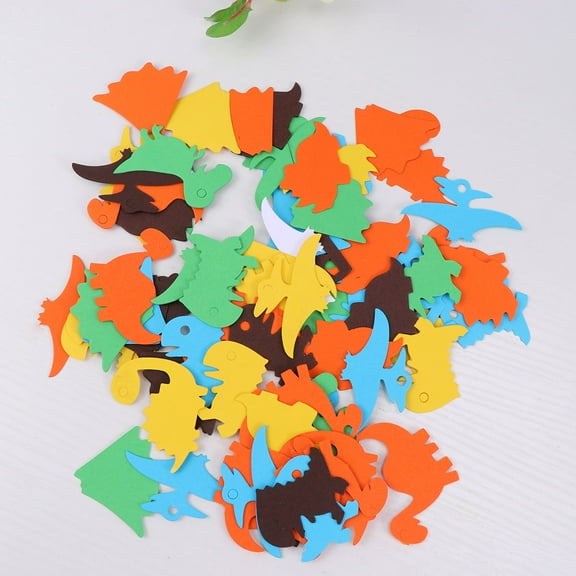 SASABAXI 1Set Dinosaur Shape Confetti Assorted Color Paperboard Balloon Filling Decoration Birthday Party