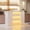 White 1, variant on PAKASEPT 55" Reception Desk with Counter, Front Desk with LED Light, Storage Shelves, and Charging Station, Modern Retail Counter with Cable Grommet for Checkout, Barber, Beauty Salon, Home Office