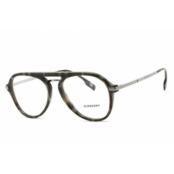 Burberry 0BE2377 3804 Men's Charcoal Check Aviator Eyeglasses
