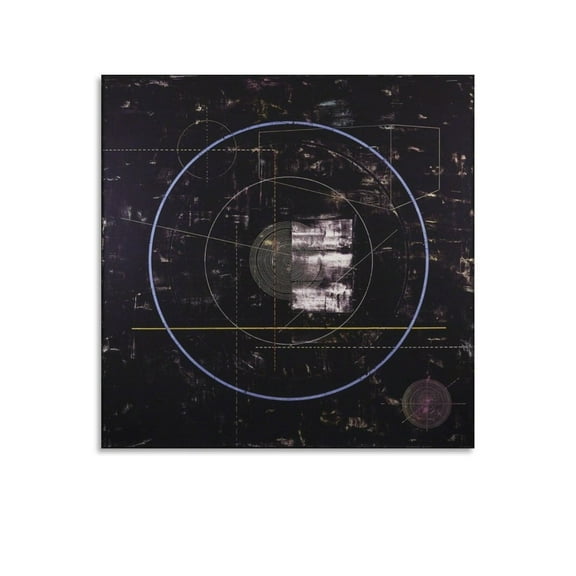 Jack Whitten Dead Reckoning I Canvas Poster Wall Art Picture Prints Hanging Photo Gift Decor Home Posters Artworks 20x20inch(50x50cm)