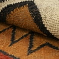 thumbnail image 6 of Kilim Wool Jute Rug – Handwoven Southwestern Area Rug with Tribal Geometric Pattern & Fringe 9 X 12  FEET, 6 of 7