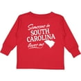 thumbnail image 3 of Inktastic Someone in South Carolina Loves Me Boys or Girls Long Sleeve Toddler T-Shirt, 3 of 5