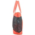 thumbnail image 3 of Eastsport Neon Mesh Beach Tote Bag - Coral, 3 of 4