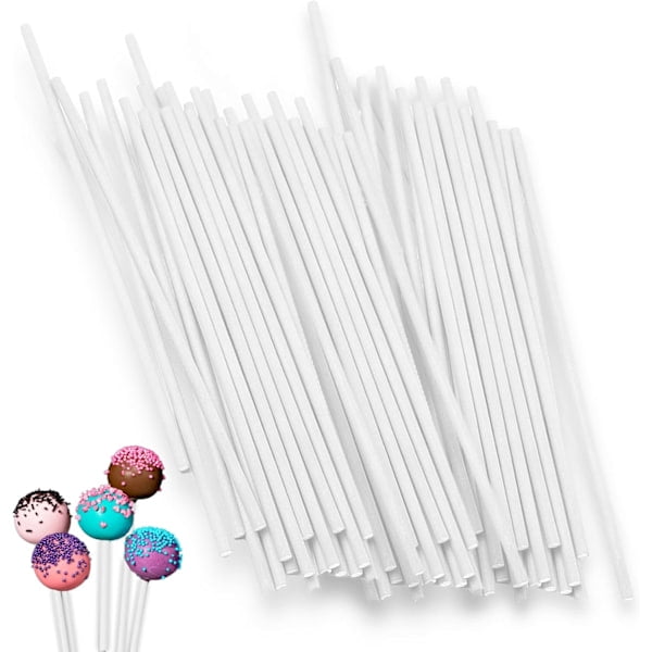 AOYEGIC Lot De 100 Bâtons Pour Gâteau Pop, Bâtons Pour Gâteau Pop