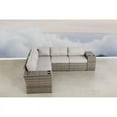 thumbnail image 2 of Living Source International Ensemble de Sièges Sectionnels 8 Pcs avec Coussins Gris, 2 of 2