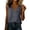 36# Gray, variant on Cotton Linen Tops for Women Wrap Tunic V Neck Shirts Summer Vacation Short Sleeve Lightweight Casual Loose Blouses Gray S